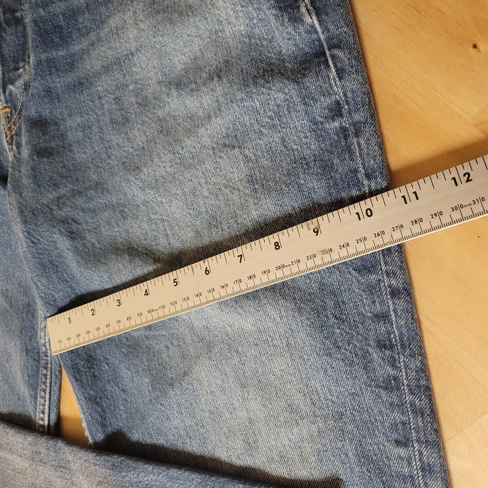 Re/Done Blue Boyfriend Jeans - Picture 9 of 11